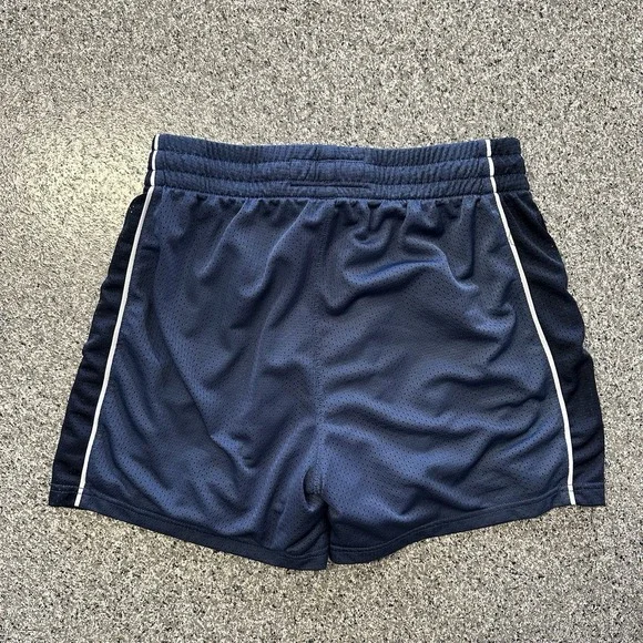 Abercrombie & Fitch Mesh Shorts Mens Small 5" Blue Pockets Gym Side Stripe - Picture 5 of 8